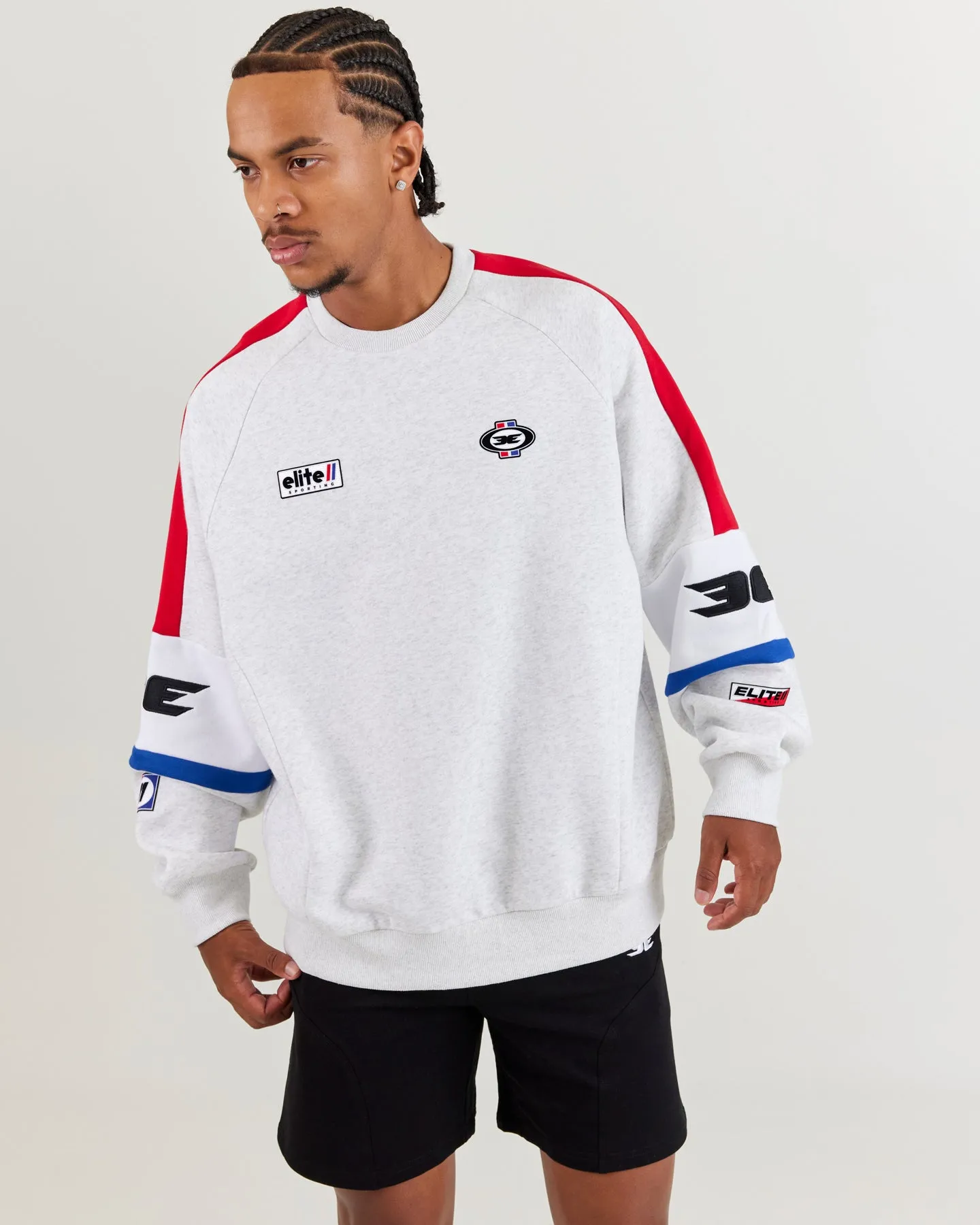 EE Motorsport Crewneck - Polar Grey sold by Elite Eleven product image thumbnail 4