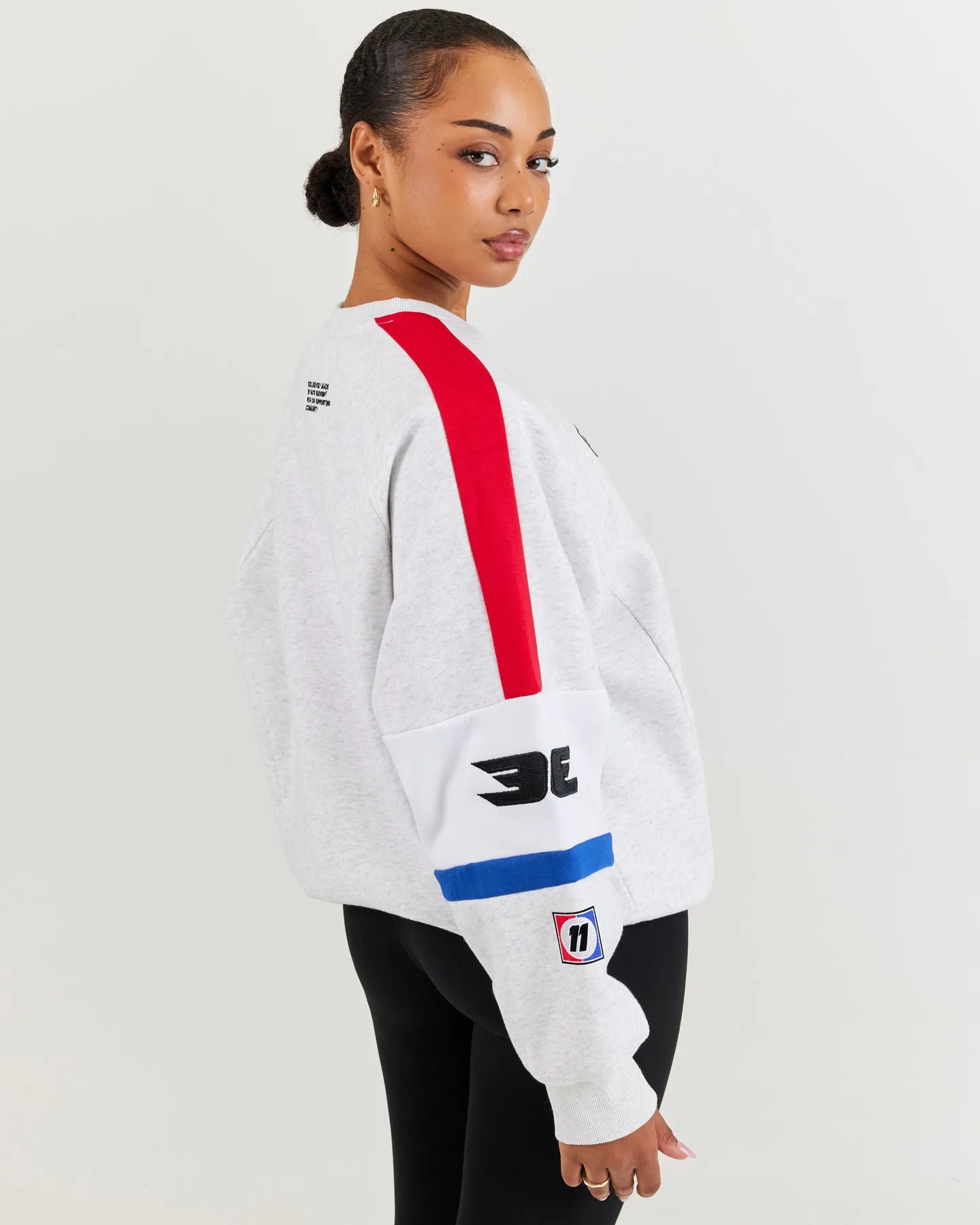 EE Motorsport Crewneck - Polar Grey sold by Elite Eleven product image thumbnail 3