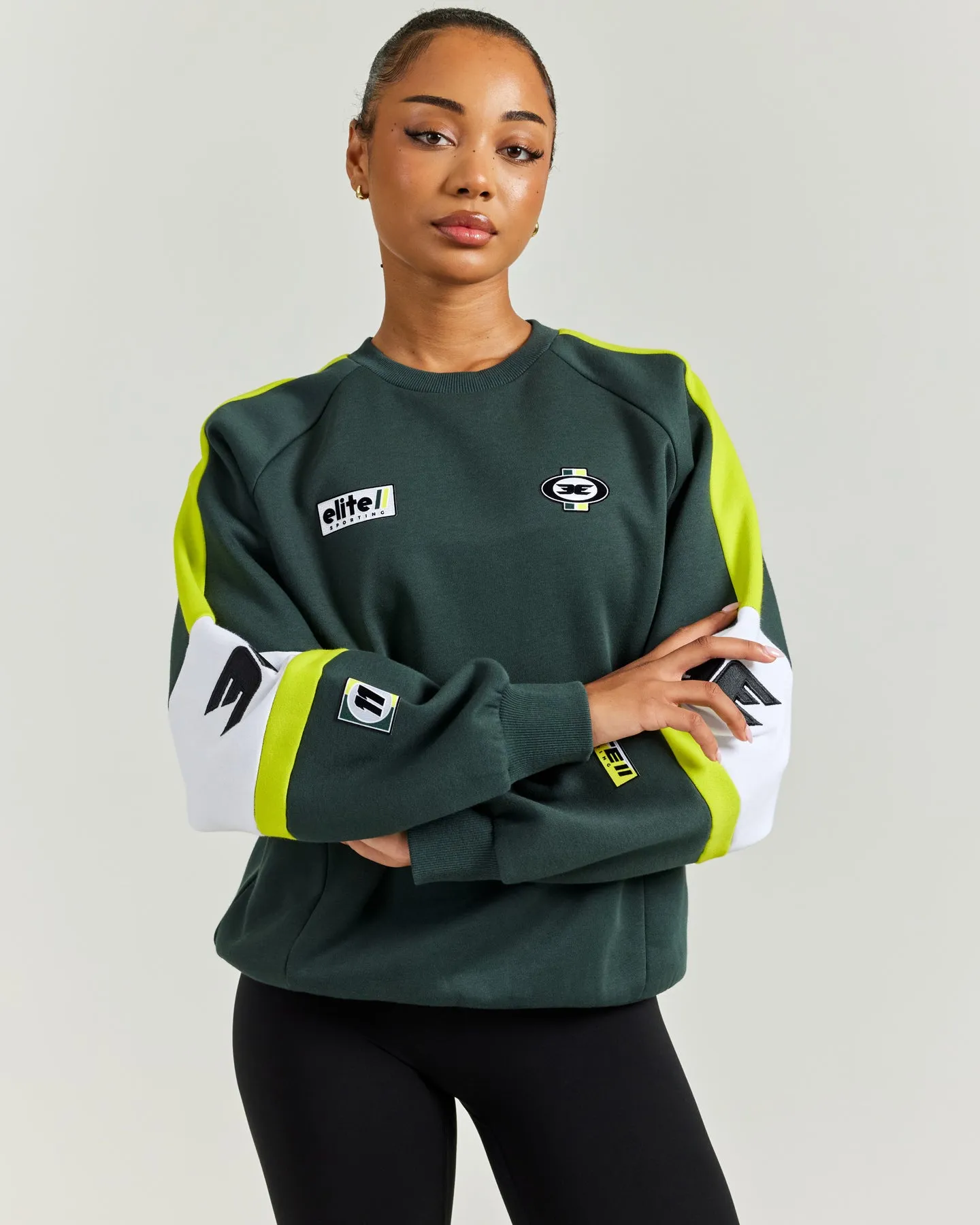 EE Motorsport Crewneck - Green sold by Elite Eleven product image thumbnail 2