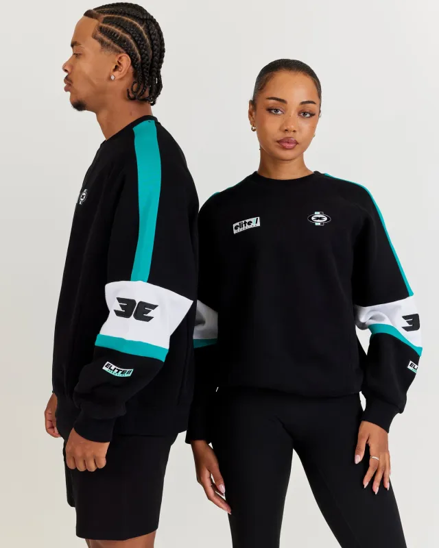 EE Motorsport Crewneck - Black sold by Elite Eleven
