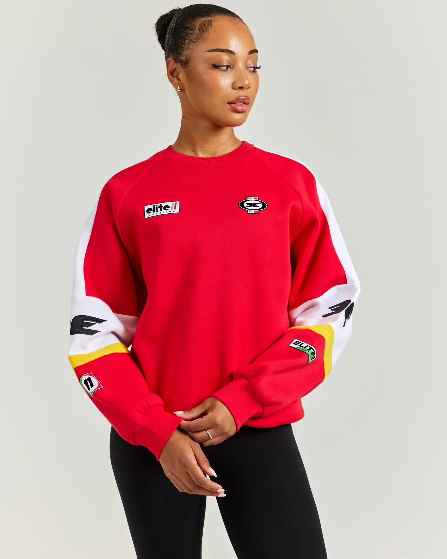 EE Motorsport Crewneck - Red sold by Elite Eleven product image thumbnail 2