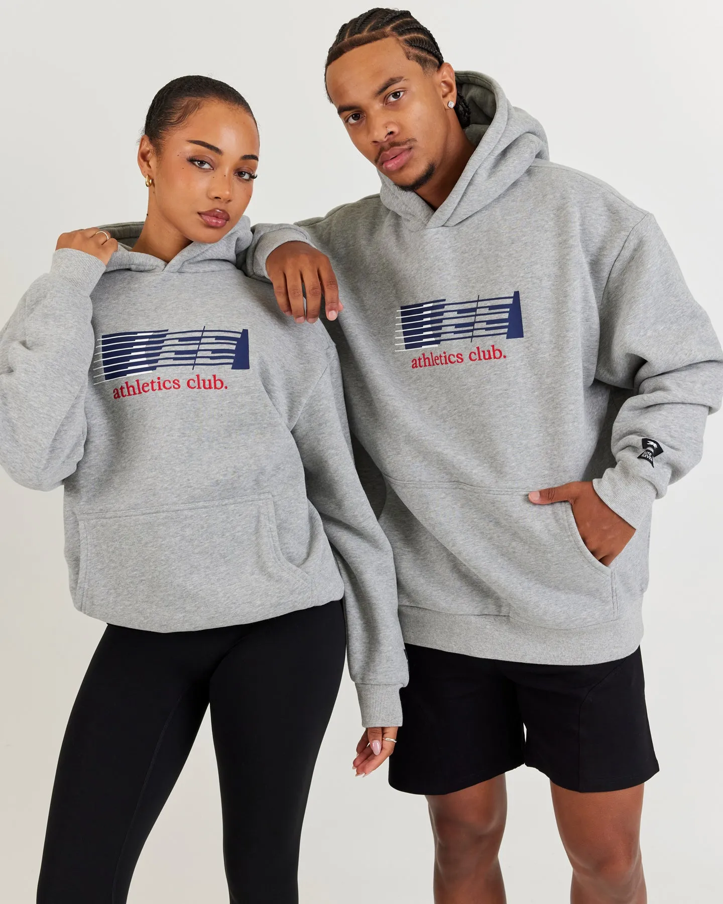 Athletics Club Block Hoodie - Grey sold by Elite Eleven