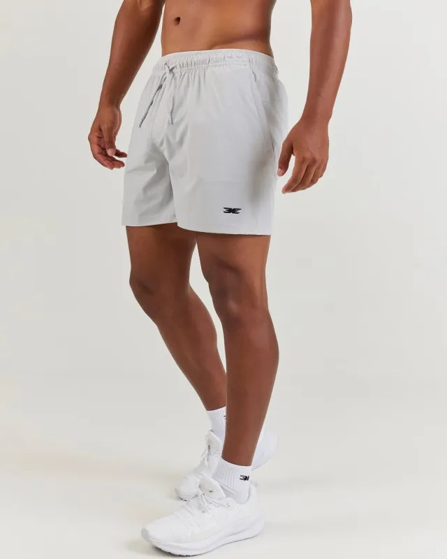 5" ProLite Shorts - Light Grey sold by Elite Eleven