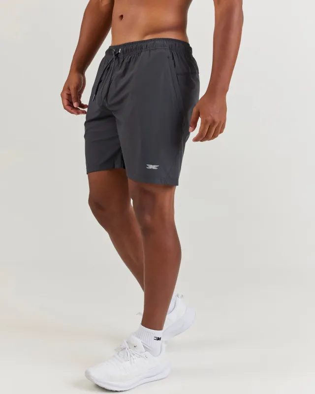 7" ProLite Shorts - Charcoal sold by Elite Eleven