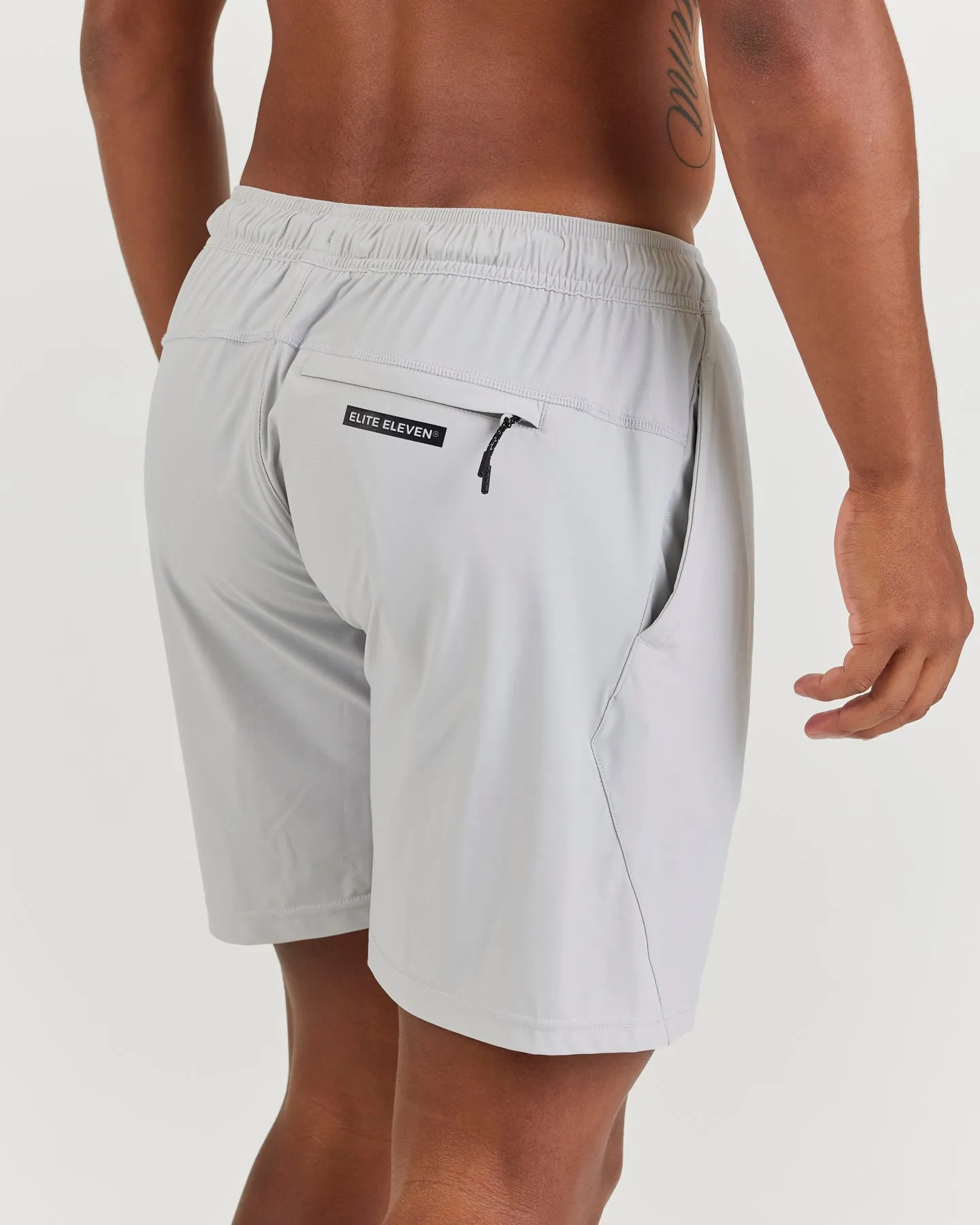 7" ProLite Shorts - Light Grey sold by Elite Eleven product image thumbnail 2