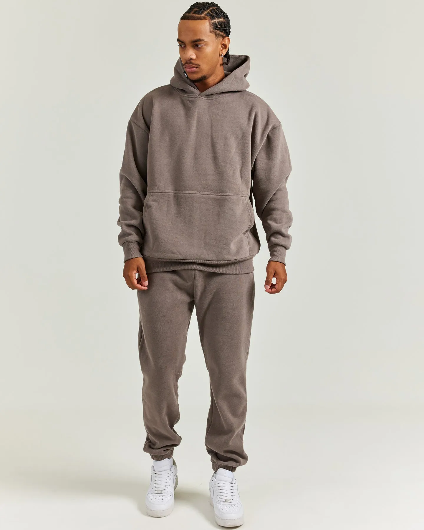 Men's Heavy Weave Hoodie - Brown sold by Elite Eleven product image thumbnail 4