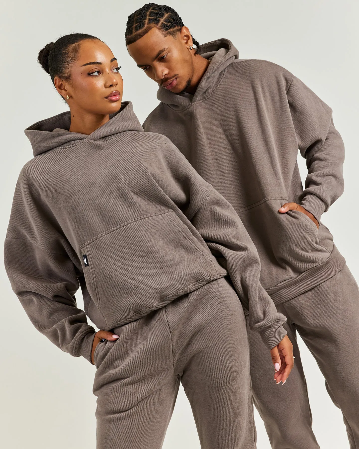 Men's Heavy Weave Hoodie - Brown sold by Elite Eleven product image thumbnail 3