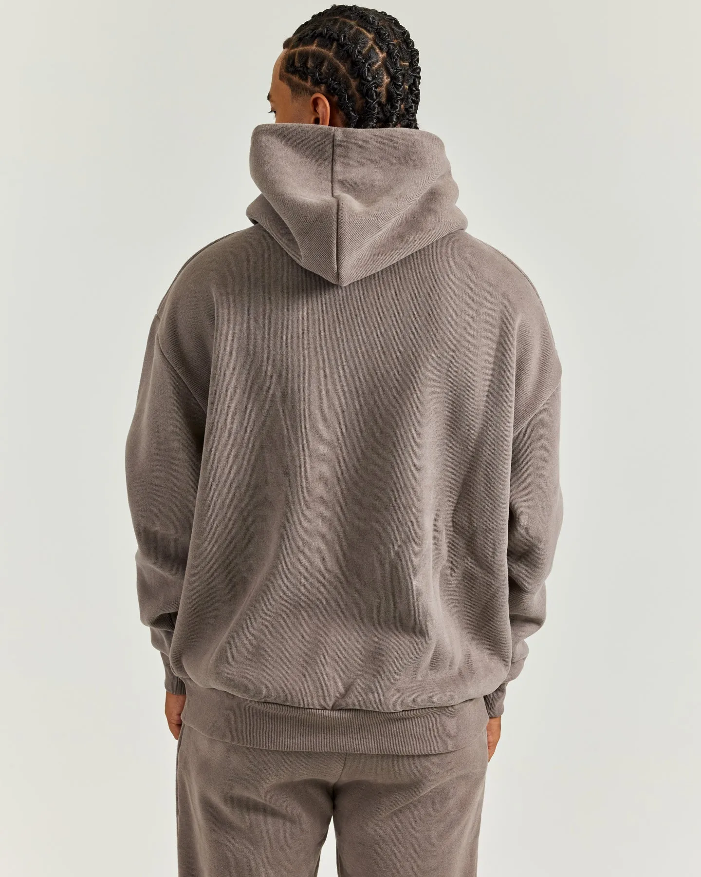 Men's Heavy Weave Hoodie - Brown sold by Elite Eleven product image thumbnail 2