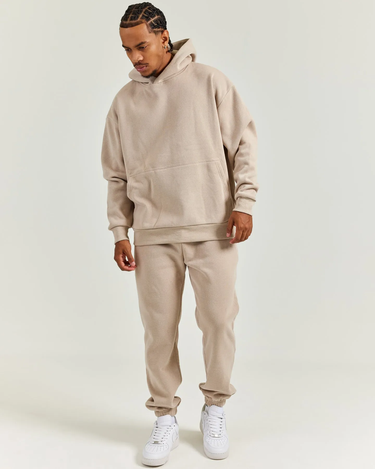 Men's Heavy Weave Hoodie - Taupe sold by Elite Eleven product image thumbnail 4