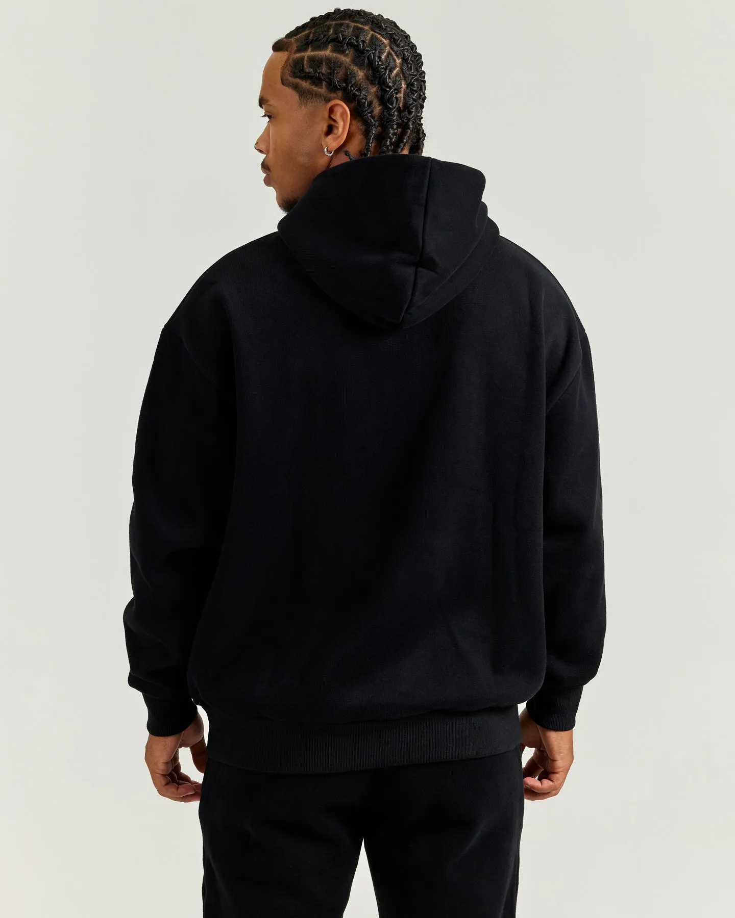 Men's Heavy Weave Hoodie - Black sold by Elite Eleven product image thumbnail 2