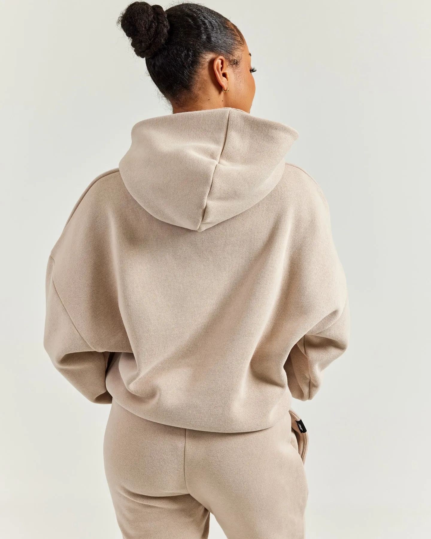 Women's Heavy Weave Hoodie - Taupe sold by Elite Eleven product image thumbnail 2