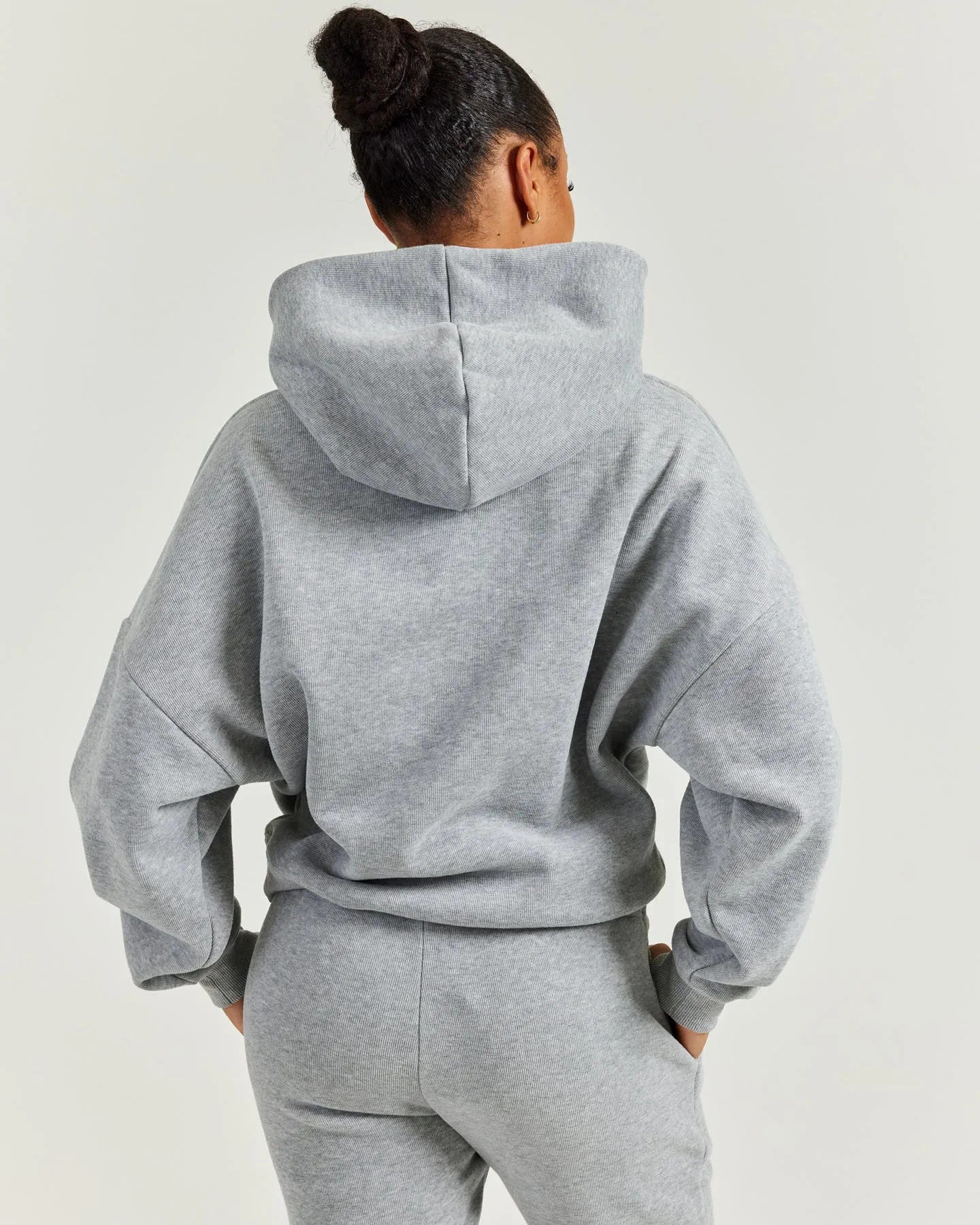 Women's Heavy Weave Hoodie - Grey sold by Elite Eleven product image thumbnail 2