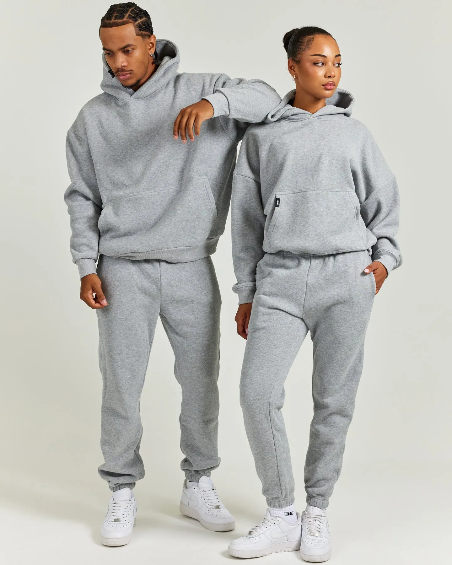 Women's Heavy Weave Hoodie - Grey sold by Elite Eleven product image thumbnail 4