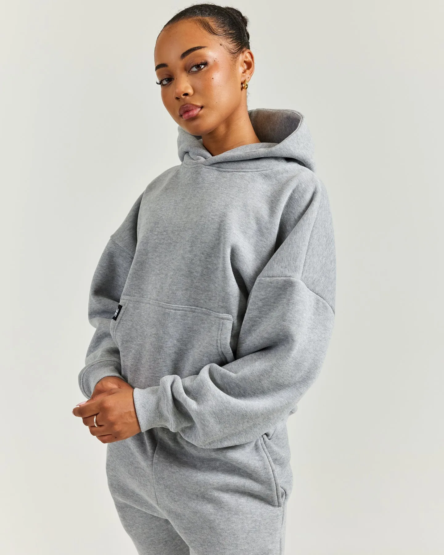 Women's Heavy Weave Hoodie - Grey sold by Elite Eleven product image thumbnail 3