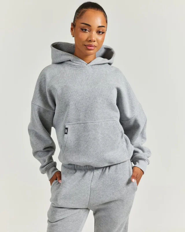 Women's Heavy Weave Hoodie - Grey sold by Elite Eleven