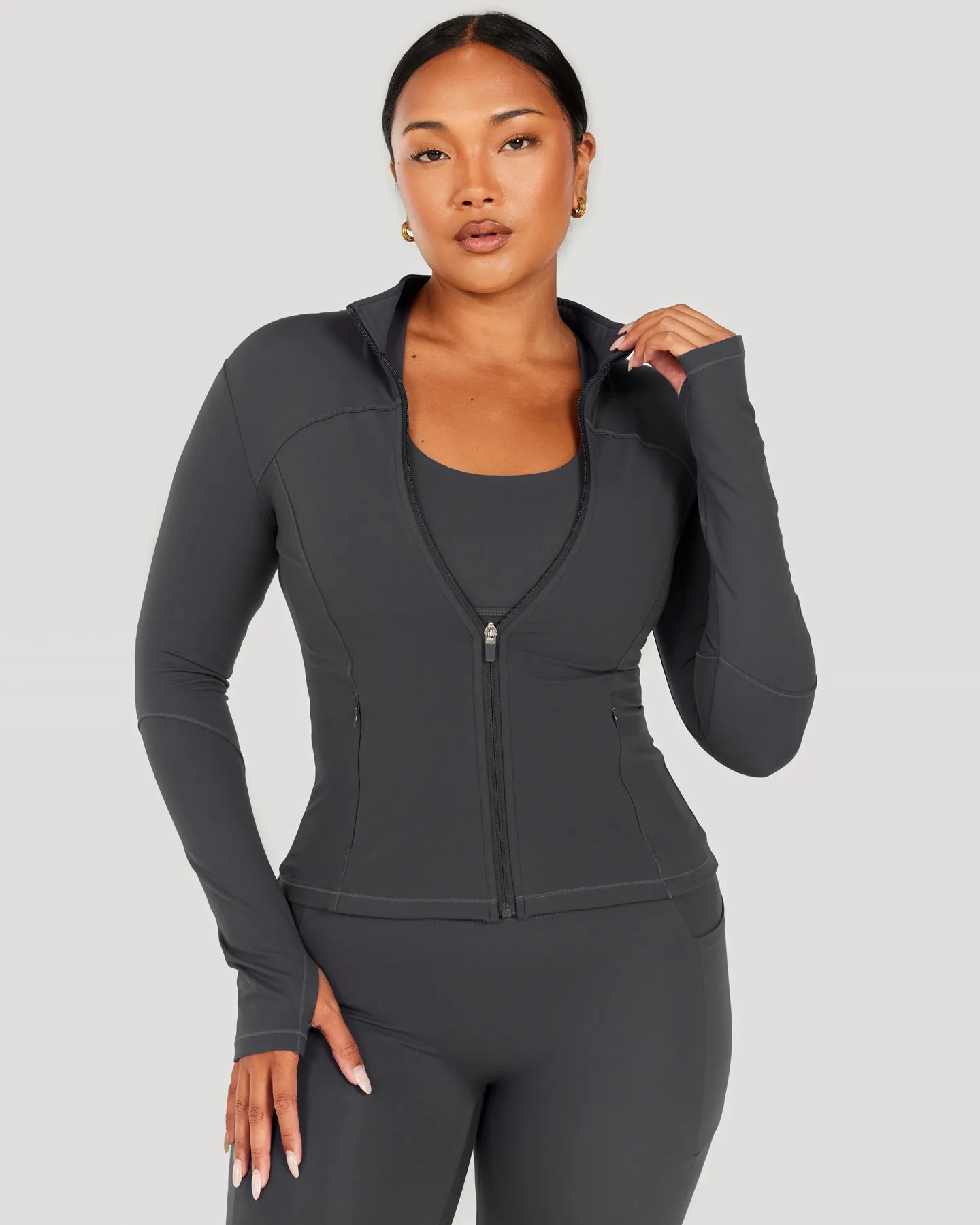 Aura Jacket - Charcoal sold by Elite Eleven
