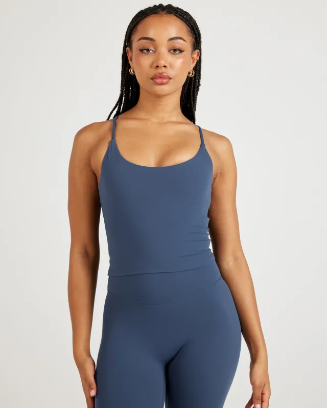 Airey Tank - Mid Blue sold by Elite Eleven