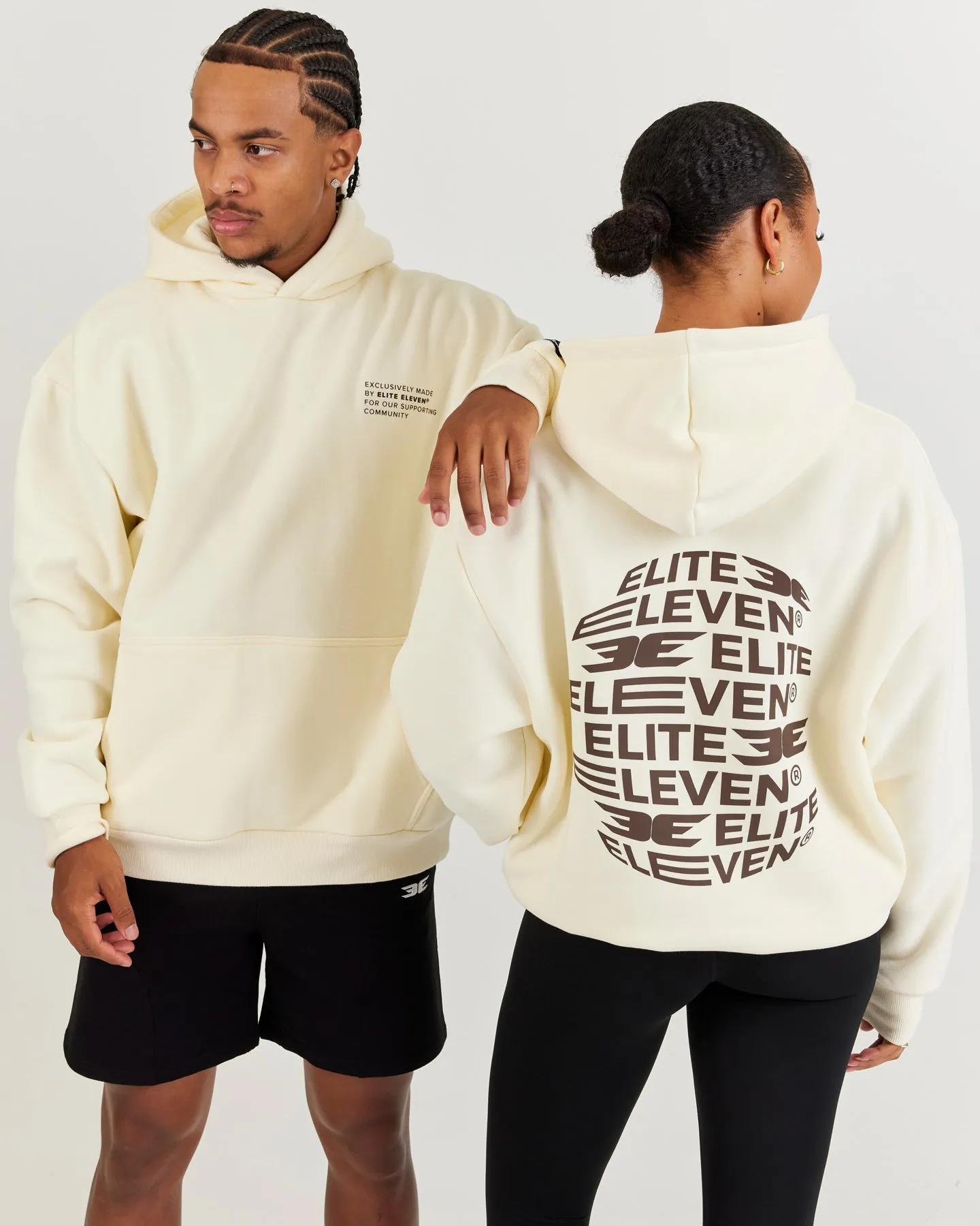 Community Hoodie V2 - Vanilla Cream sold by Elite Eleven