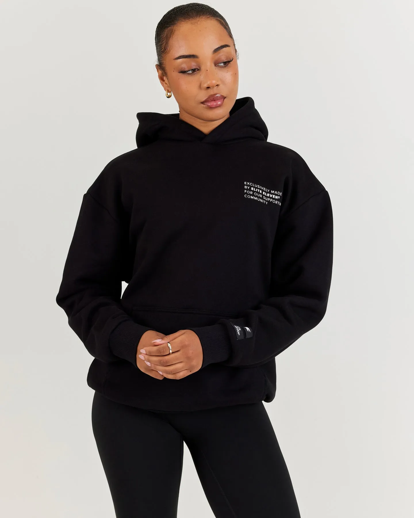 Community Hoodie V2 - Black sold by Elite Eleven product image thumbnail 2
