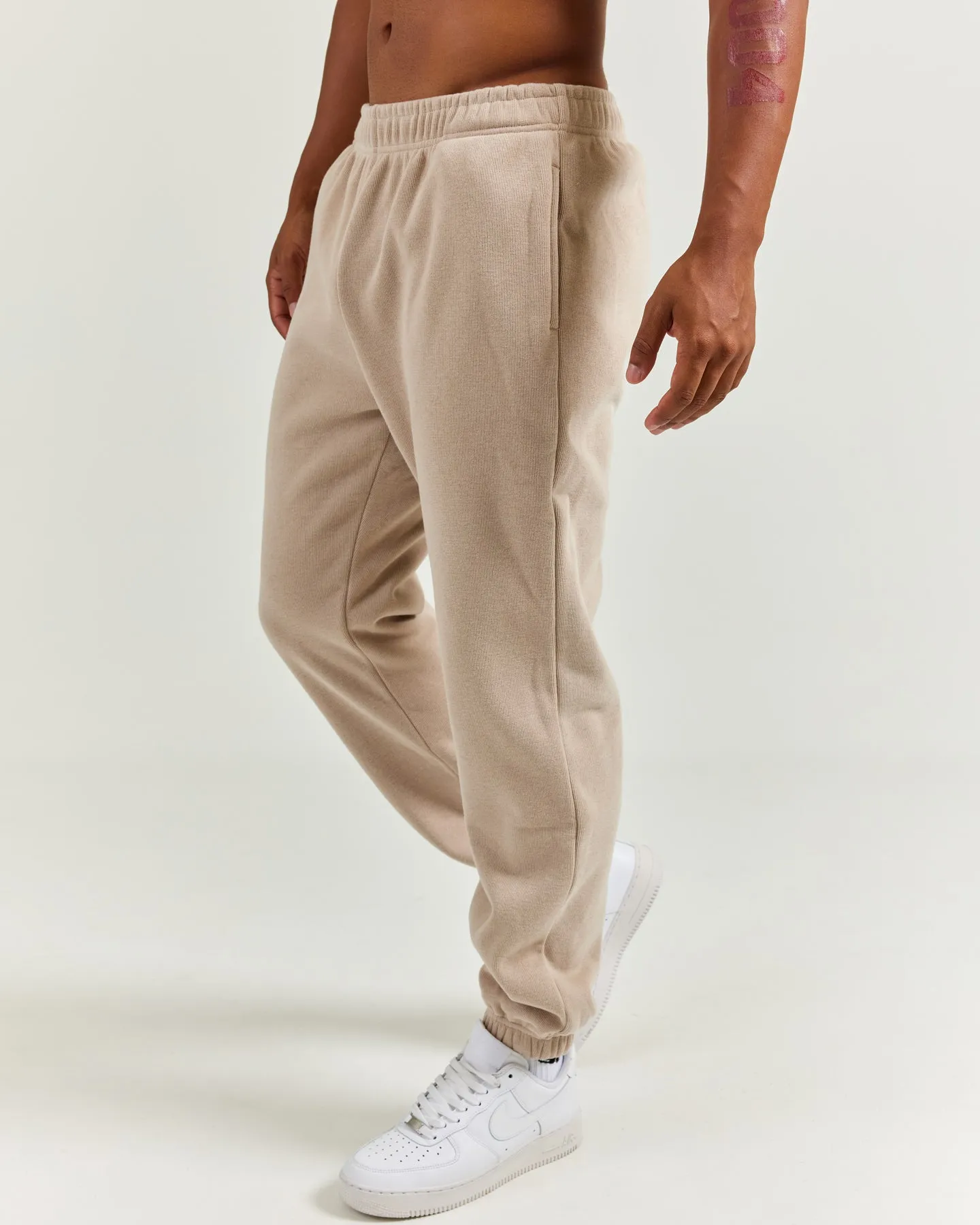 Heavy Weave Joggers - Taupe sold by Elite Eleven product image thumbnail 2