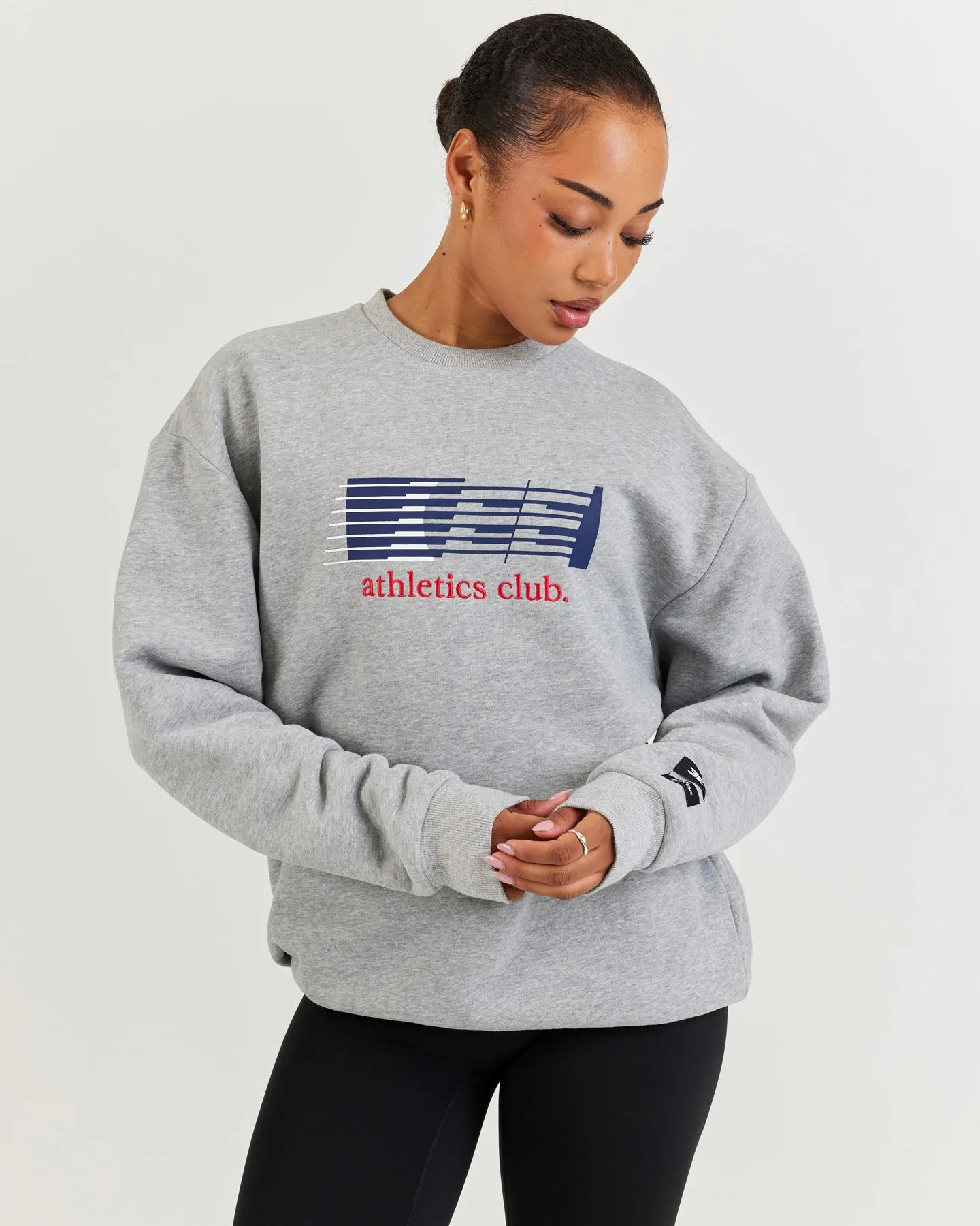 Athletics Club Block Crewneck - Grey sold by Elite Eleven product image thumbnail 2