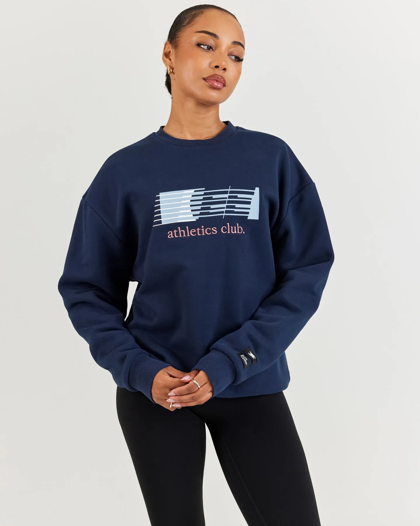 Athletics Club Block Crewneck - Navy sold by Elite Eleven product image thumbnail 2