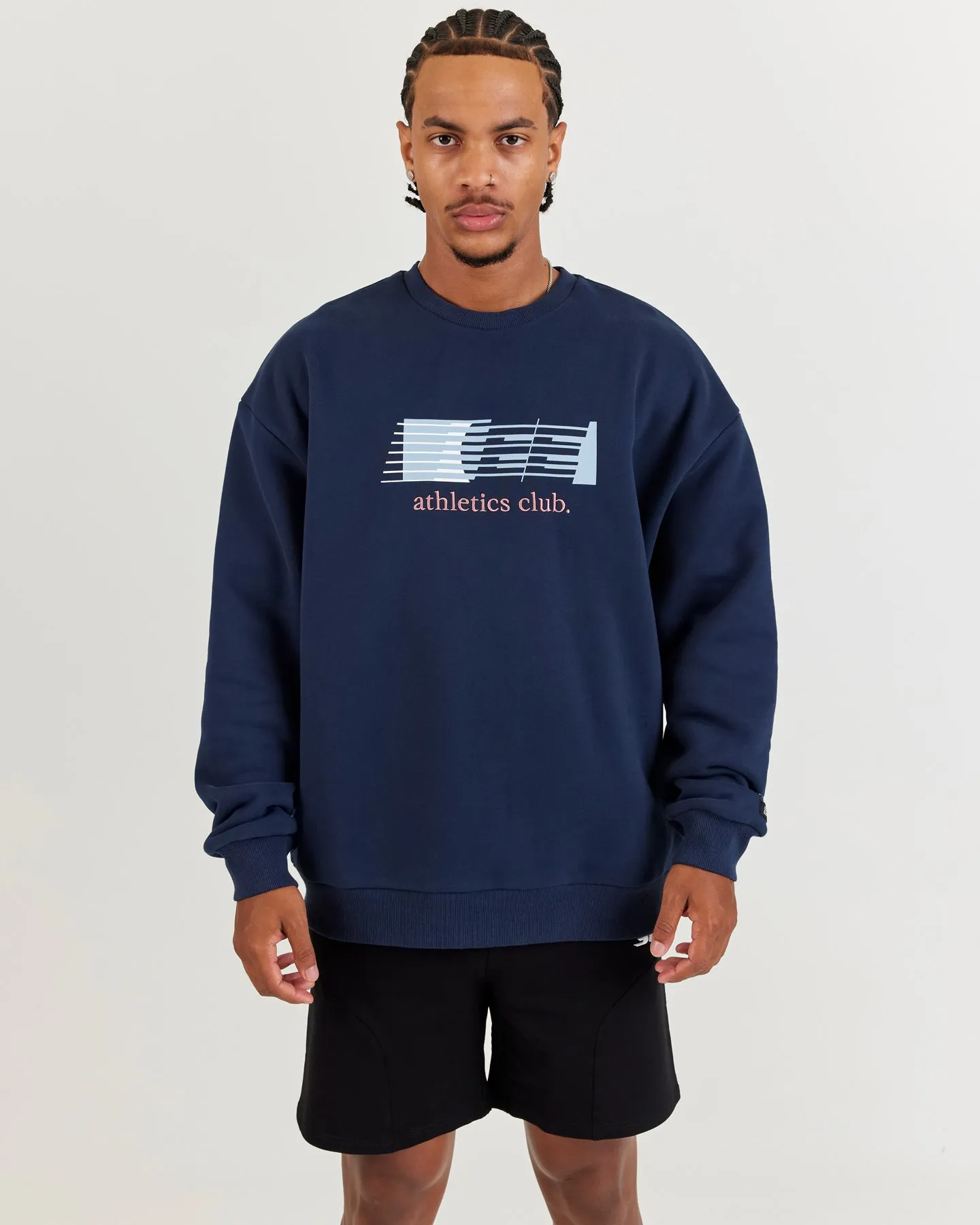 Athletics Club Block Crewneck - Navy sold by Elite Eleven product image thumbnail 4