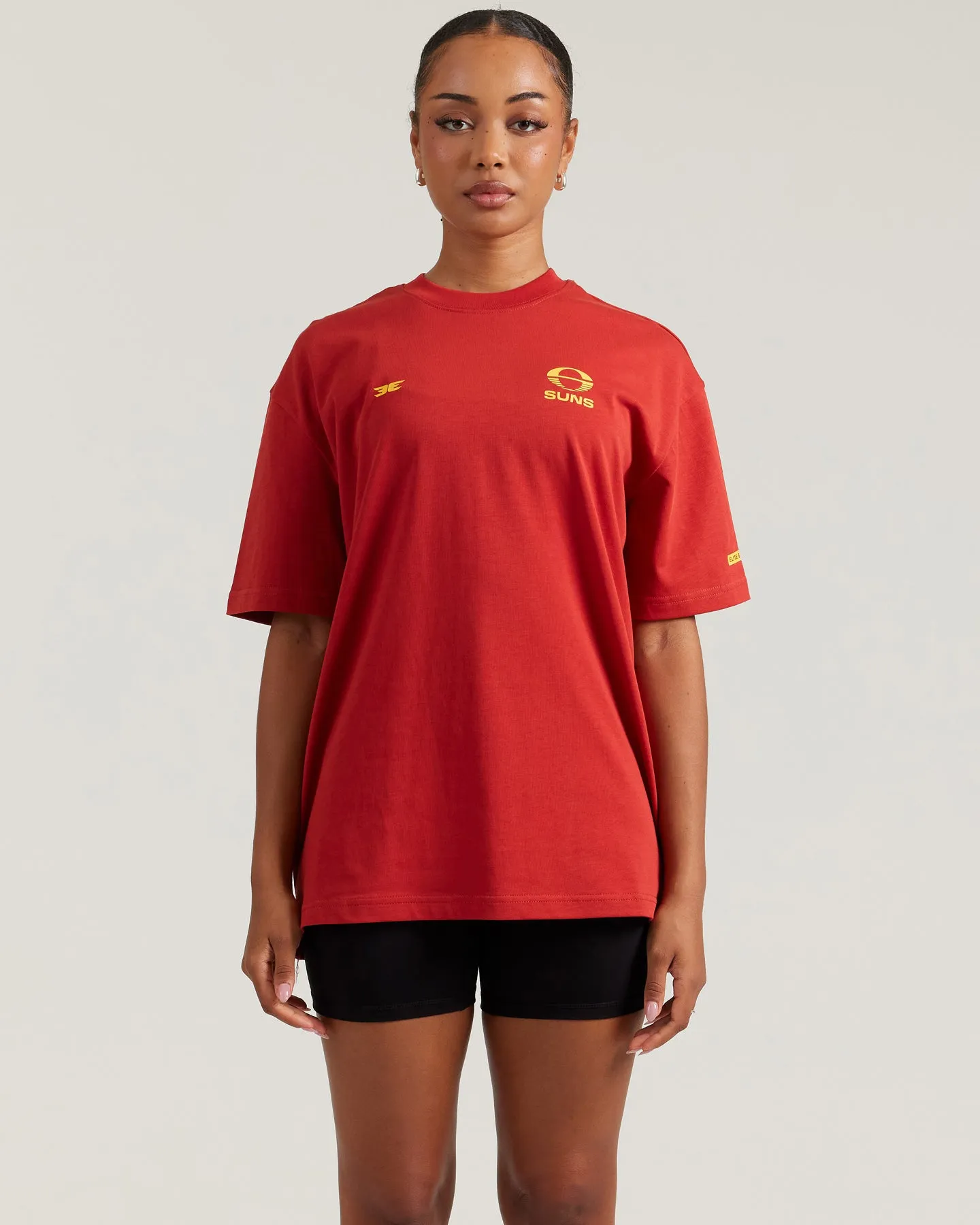 AFL x EE Oversized Tee - Gold Coast SUNS sold by Elite Eleven product image thumbnail 4