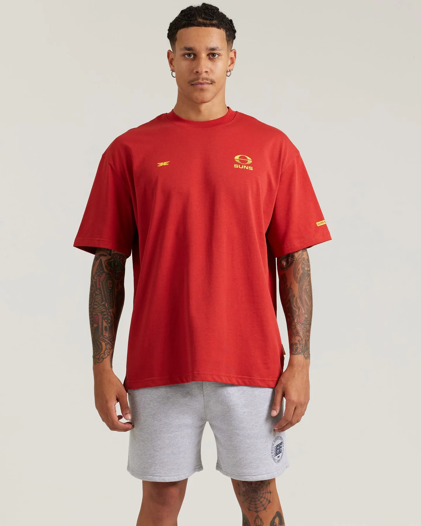AFL x EE Oversized Tee - Gold Coast SUNS sold by Elite Eleven product image thumbnail 2
