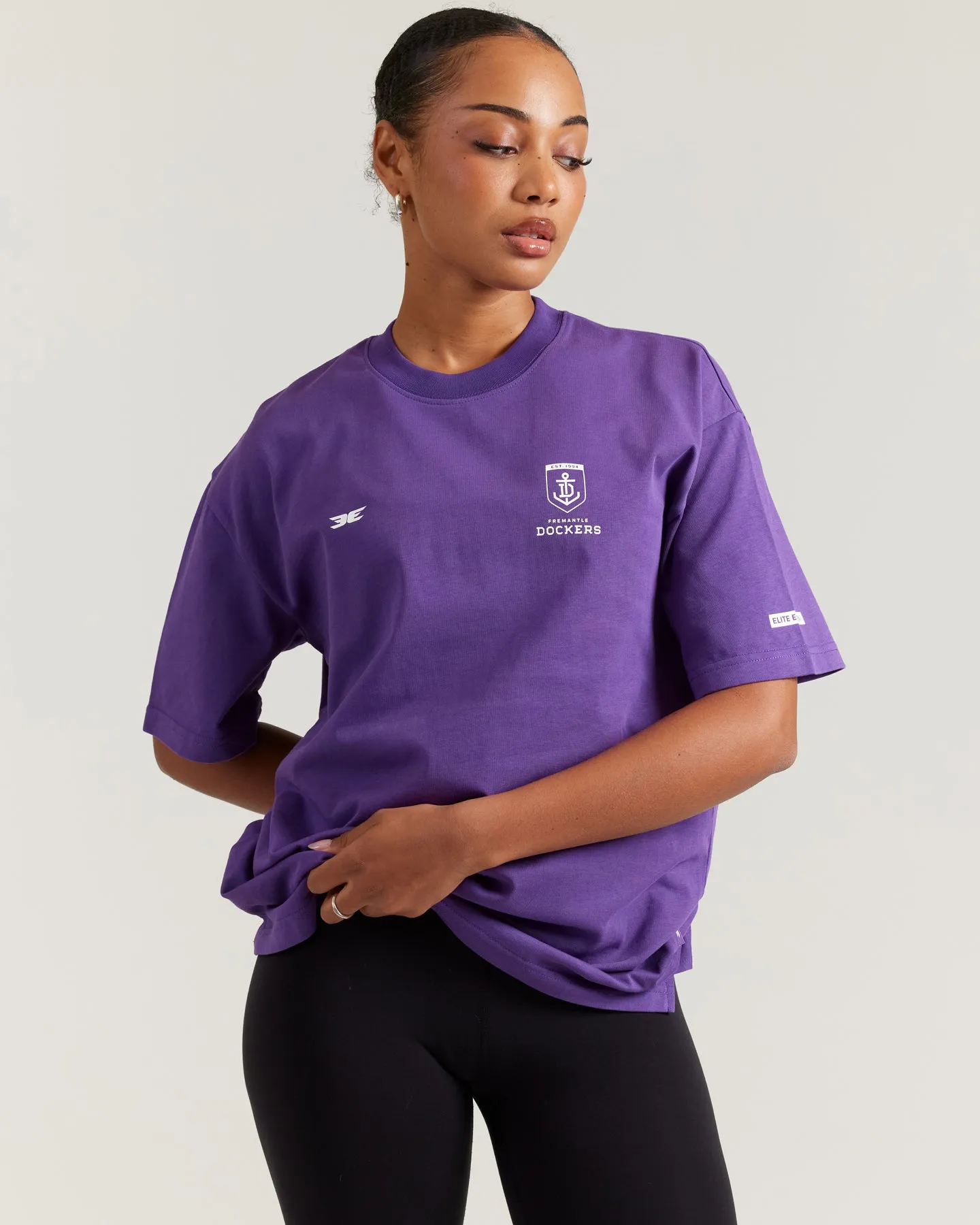 AFL x EE Oversized Tee - Fremantle sold by Elite Eleven product image thumbnail 4