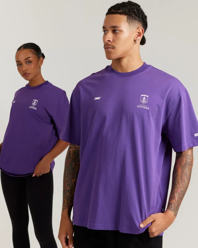 AFL x EE Oversized Tee - Fremantle sold by Elite Eleven
