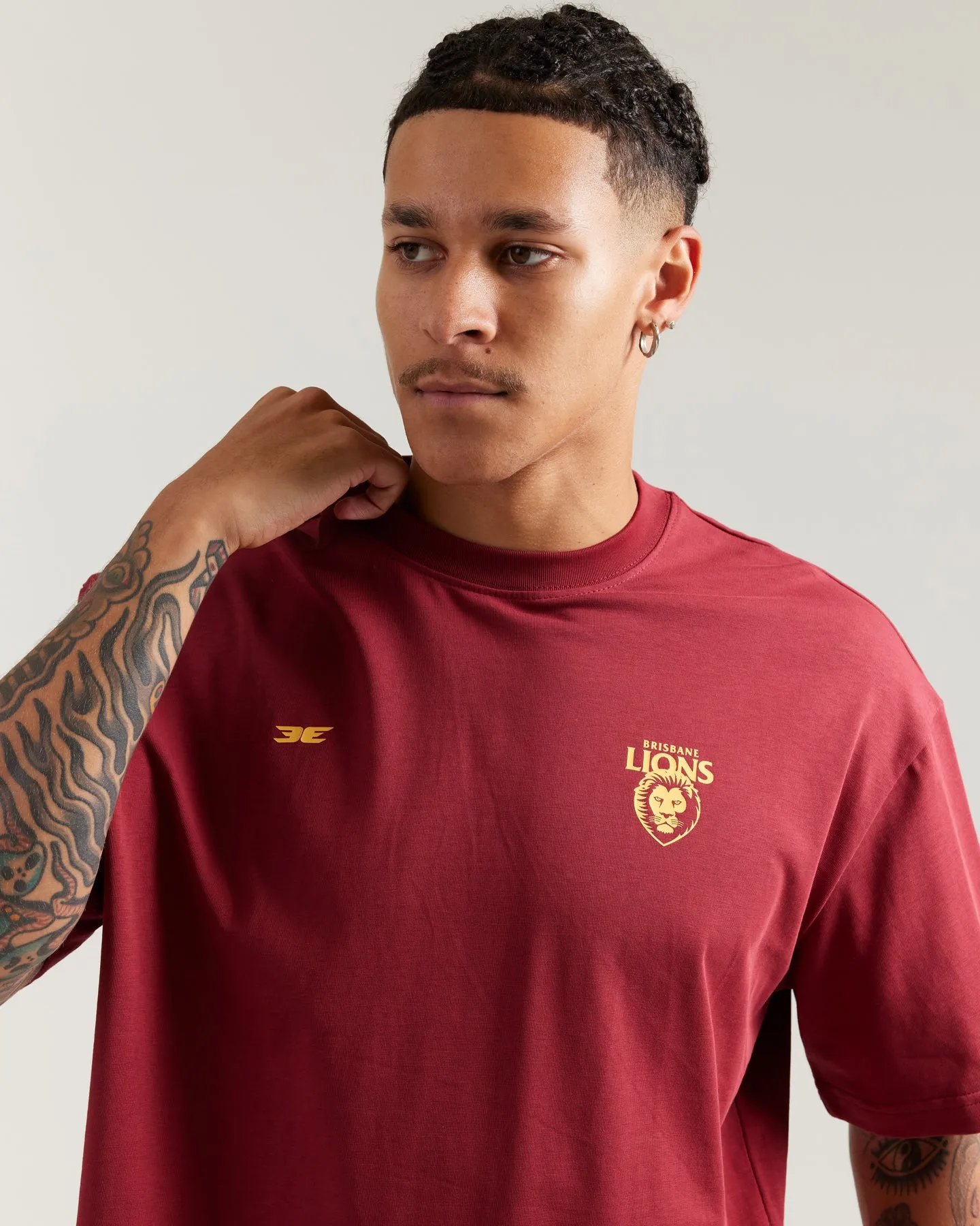 AFL x EE Oversized Tee - Brisbane sold by Elite Eleven product image thumbnail 3