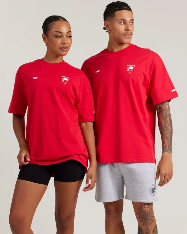 AFL x EE Oversized Tee - Sydney sold by Elite Eleven