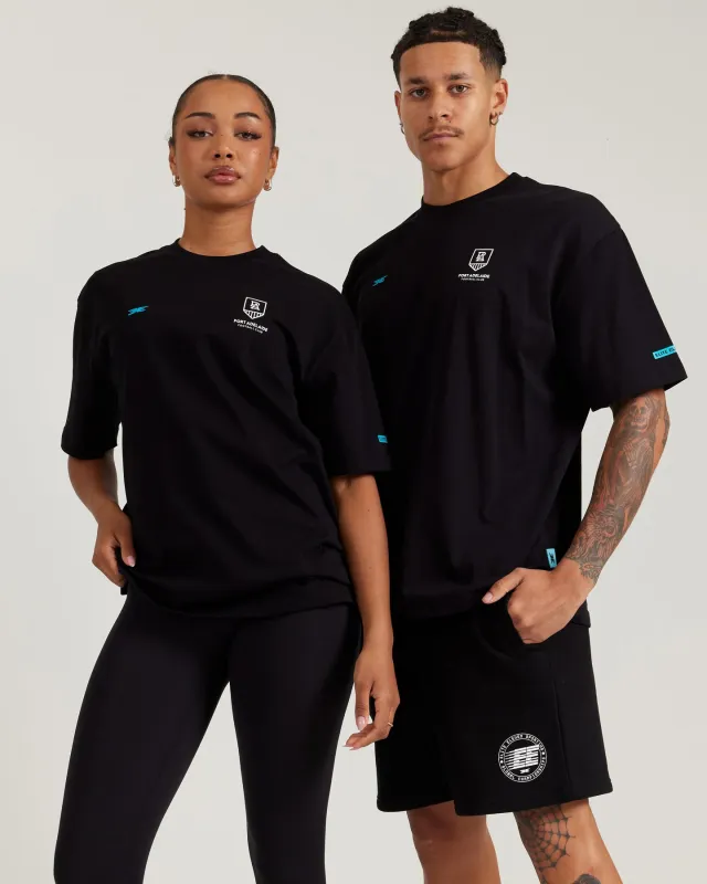 AFL x EE Oversized Tee - Port Adelaide sold by Elite Eleven