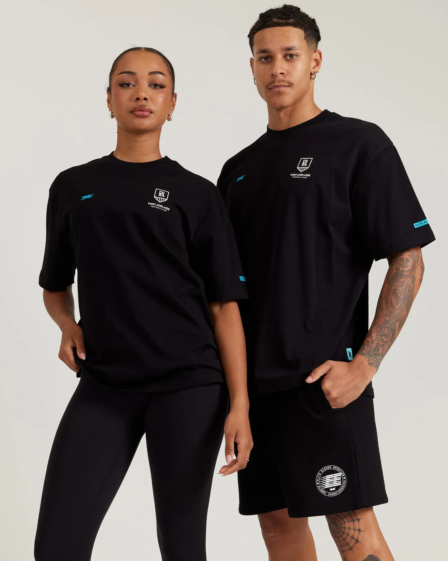 AFL x EE Oversized Tee - Port Adelaide sold by Elite Eleven