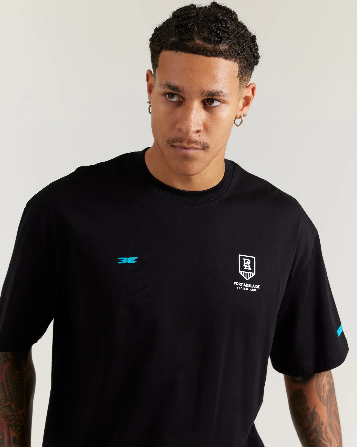 AFL x EE Oversized Tee - Port Adelaide sold by Elite Eleven product image thumbnail 3