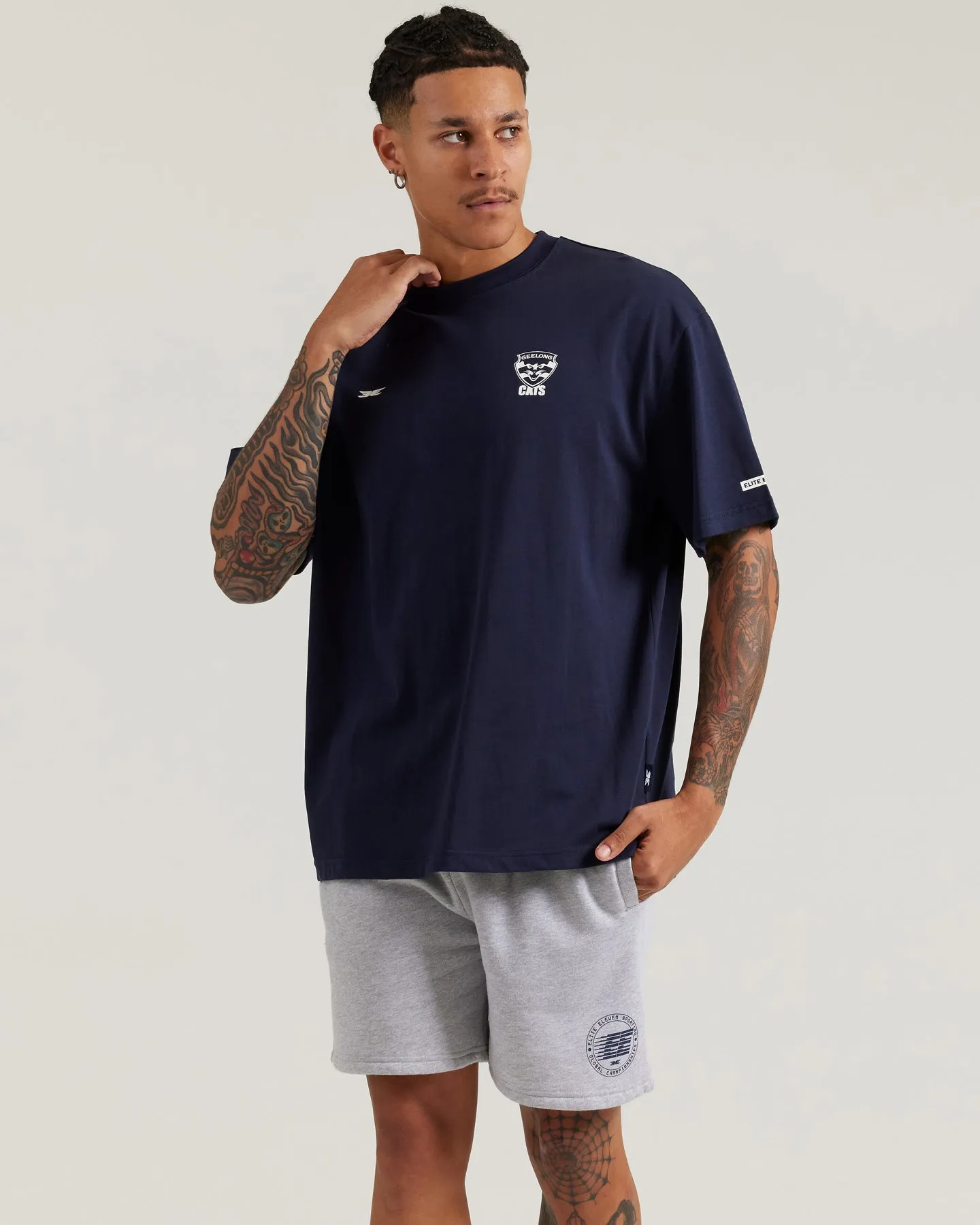 AFL x EE Oversized Tee - Geelong sold by Elite Eleven product image thumbnail 2