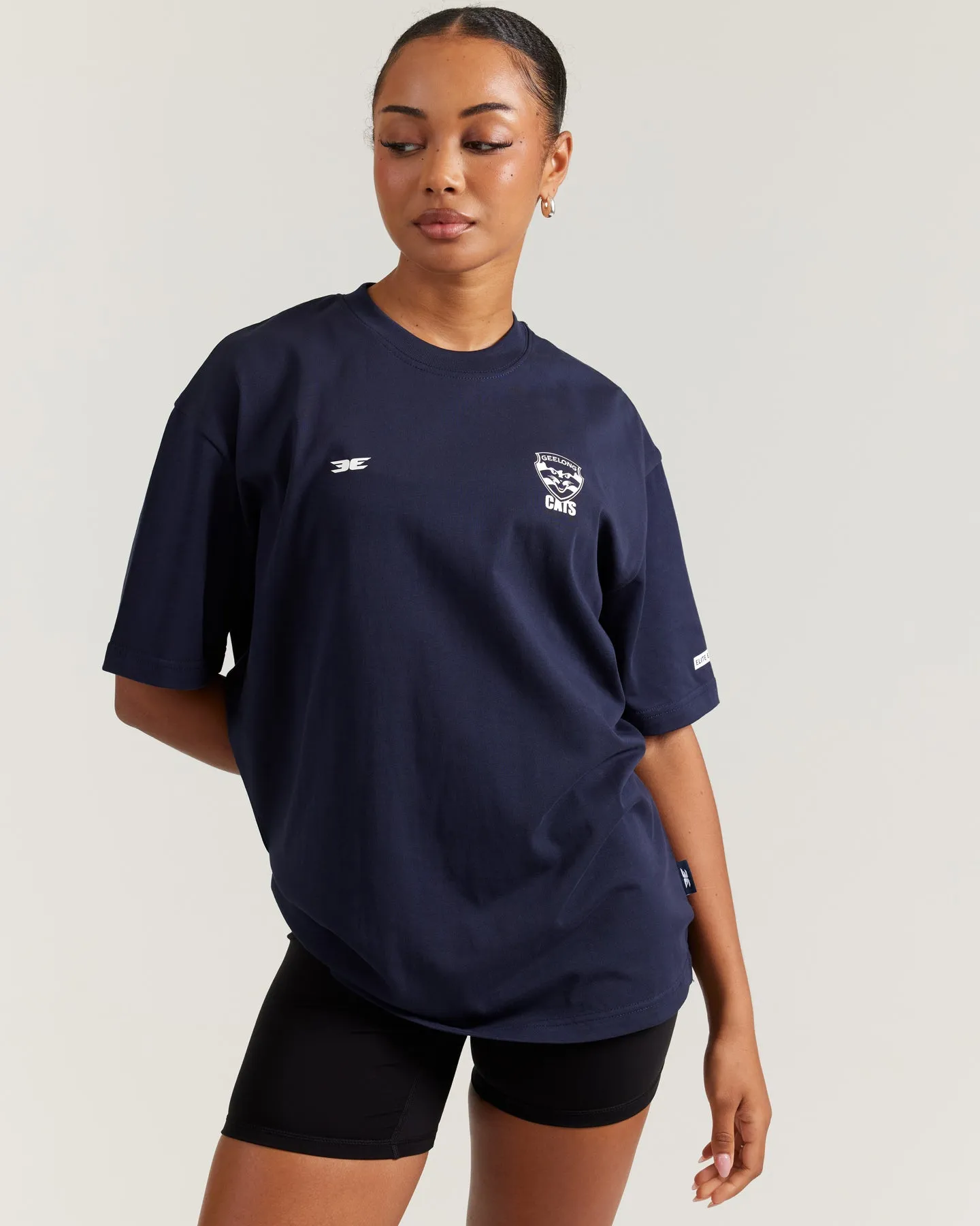 AFL x EE Oversized Tee - Geelong sold by Elite Eleven product image thumbnail 4
