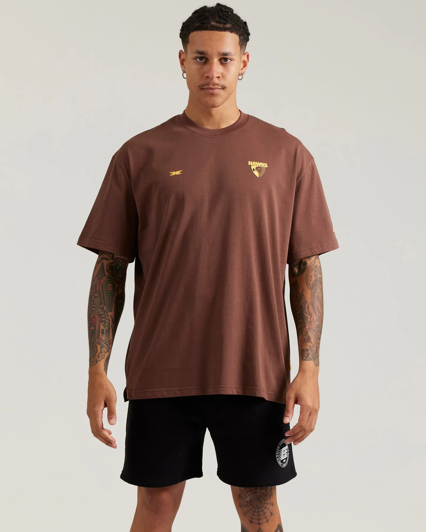 AFL x EE Oversized Tee - Hawthorn sold by Elite Eleven product image thumbnail 2