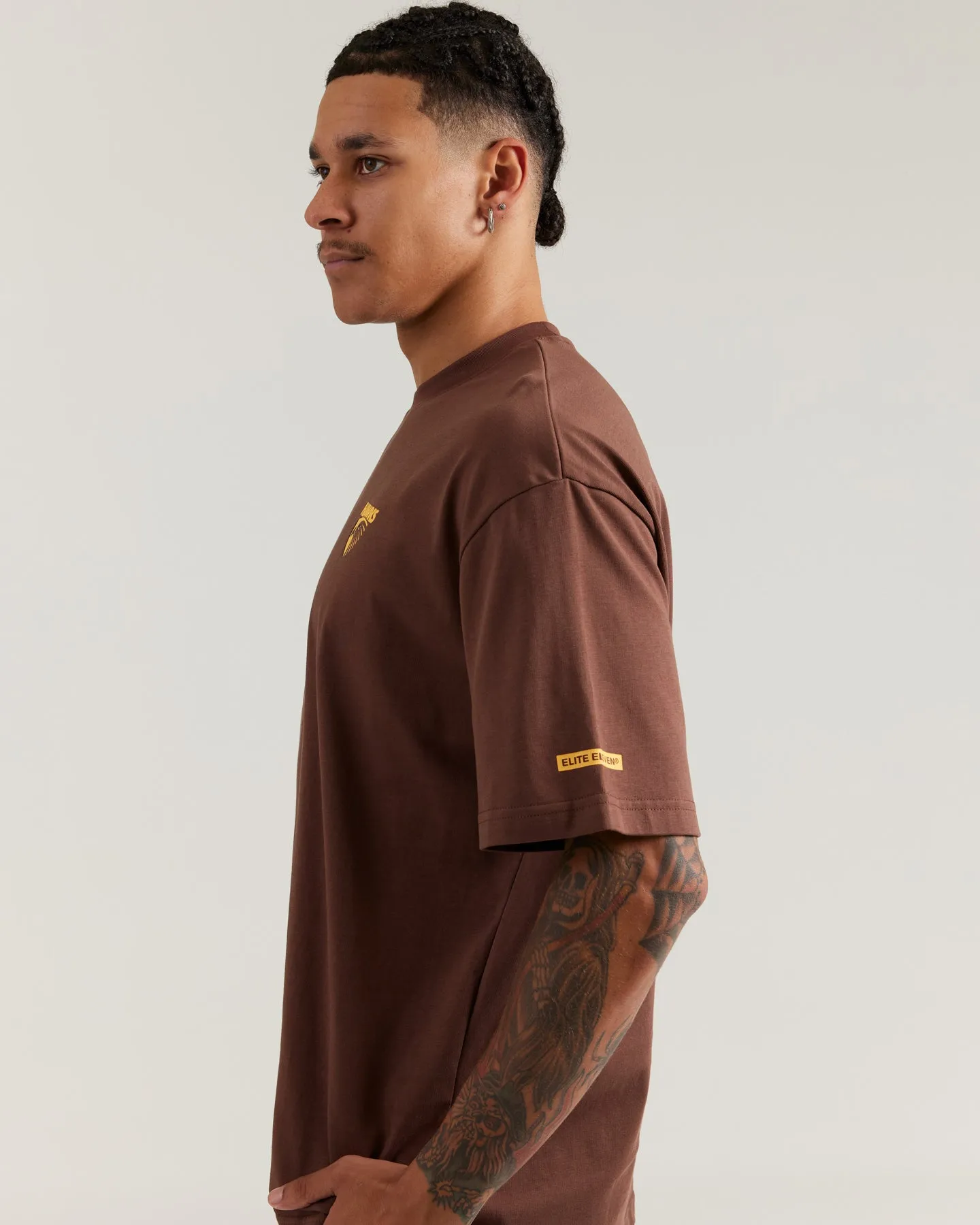 AFL x EE Oversized Tee - Hawthorn sold by Elite Eleven product image thumbnail 3