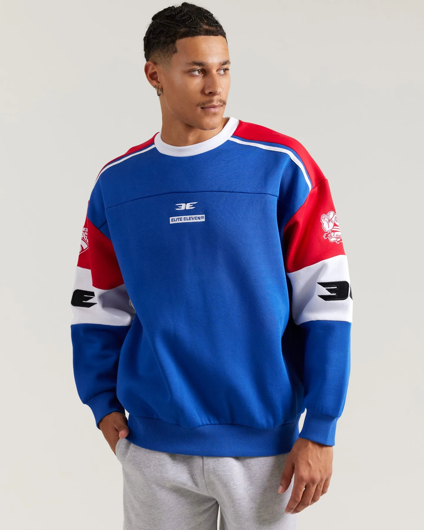 AFL x EE Retro Crewneck - Western Bulldogs sold by Elite Eleven product image thumbnail 2