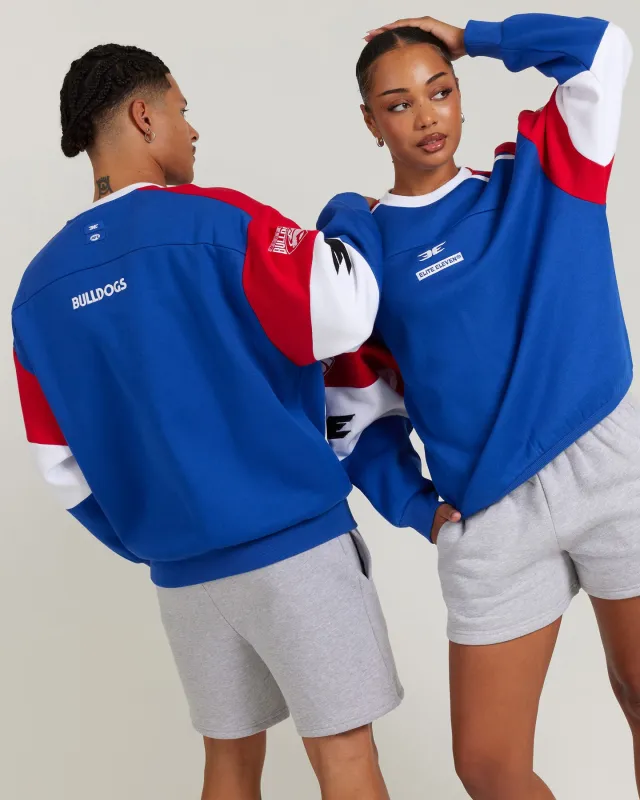 AFL x EE Retro Crewneck - Western Bulldogs sold by Elite Eleven