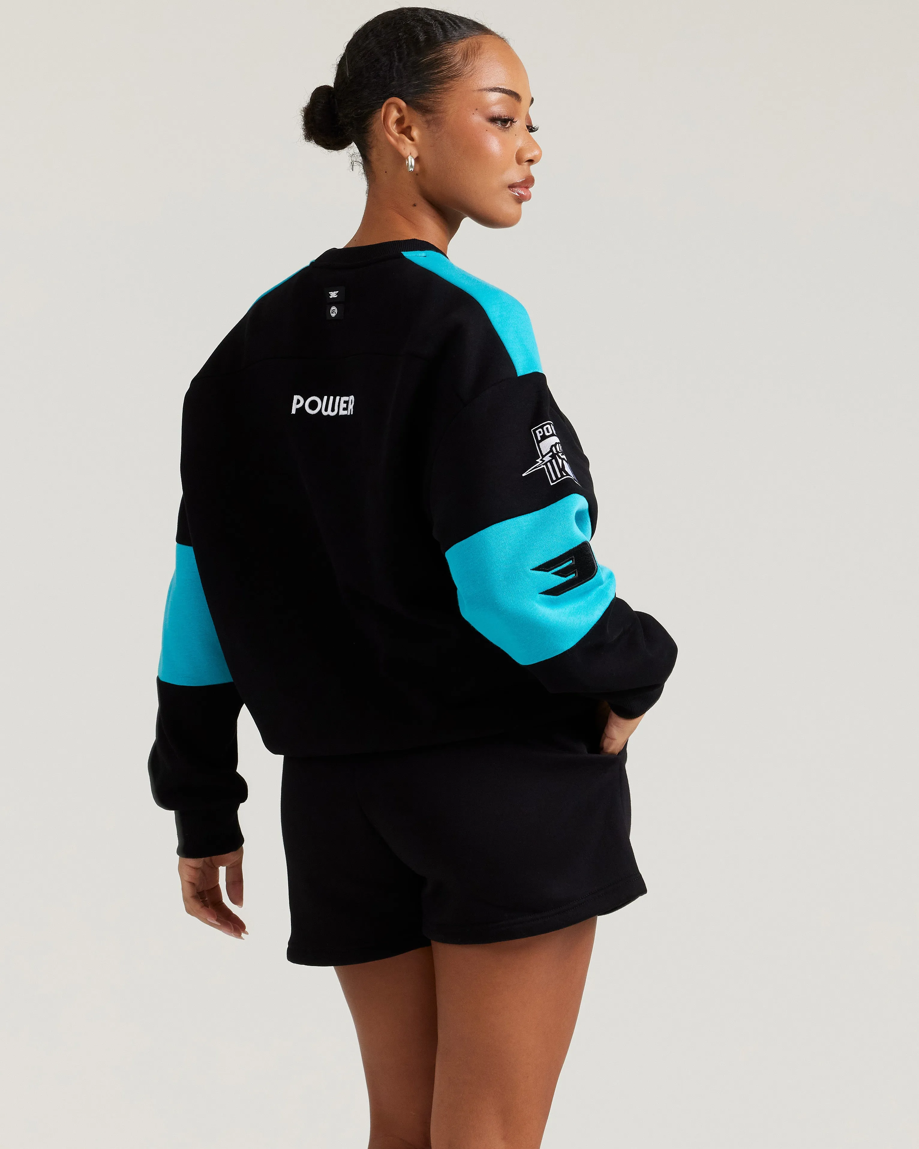 AFL x EE Retro Crewneck - Port Adelaide sold by Elite Eleven product image thumbnail 5