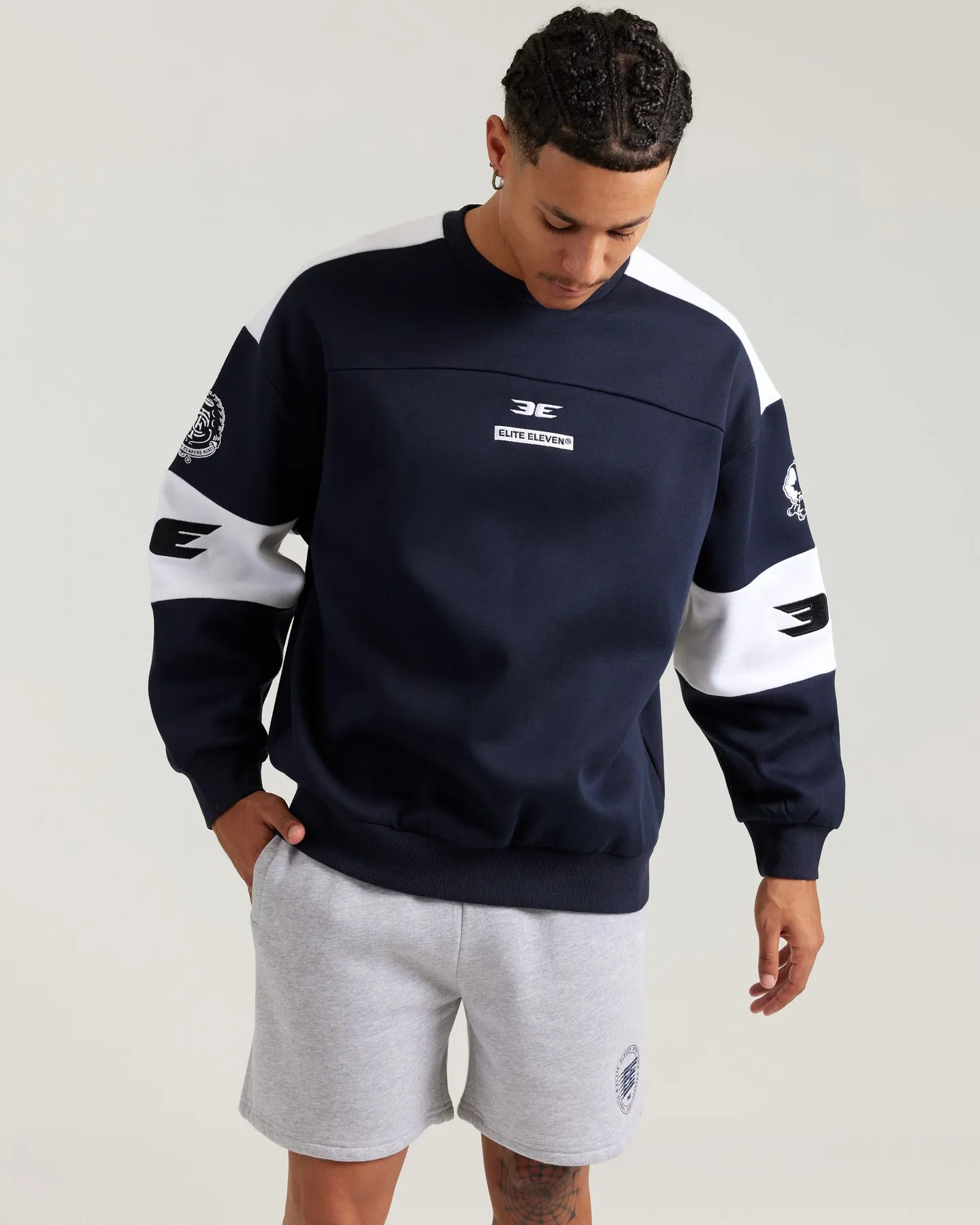 AFL x EE Retro Crewneck - Carlton sold by Elite Eleven product image thumbnail 4