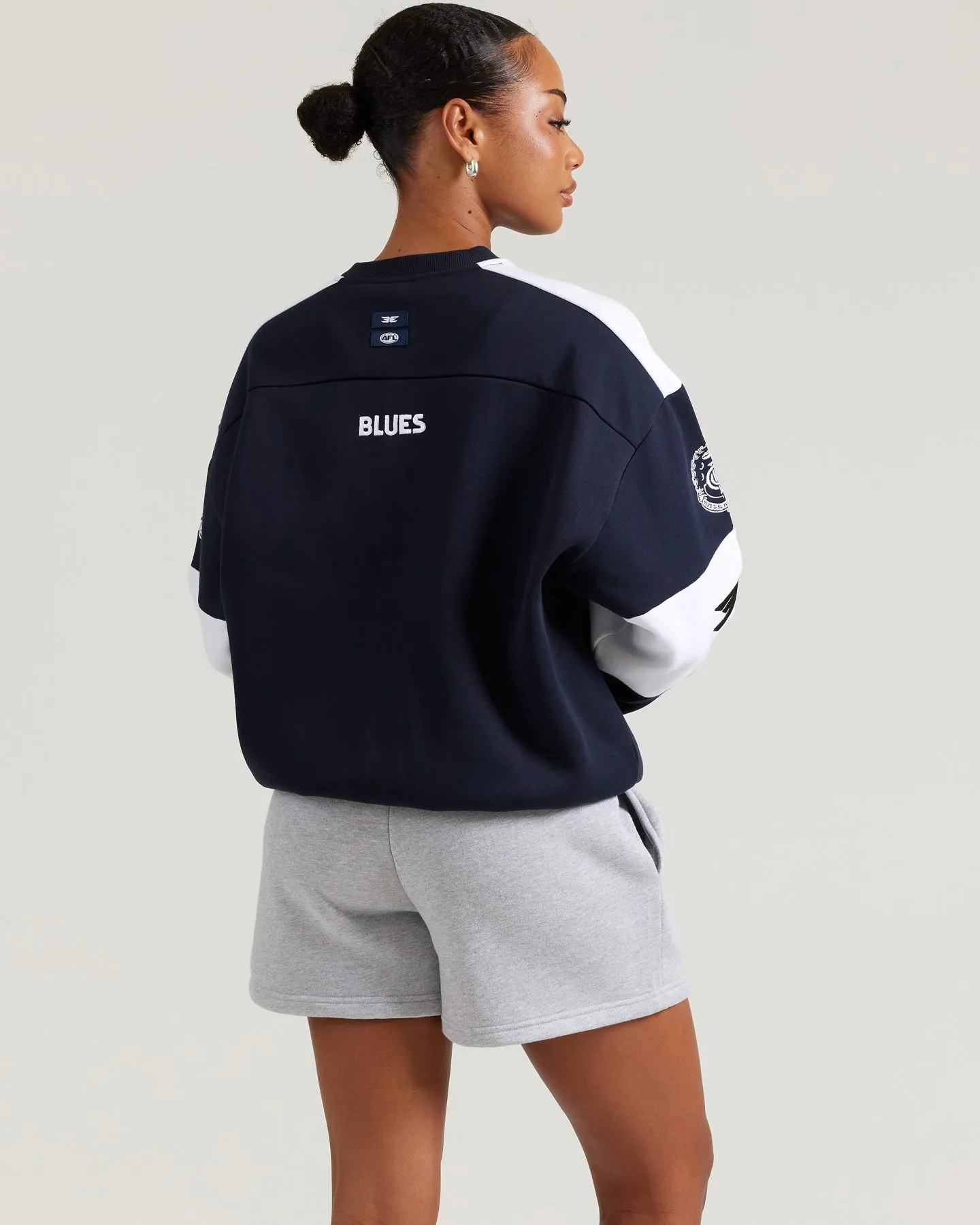 AFL x EE Retro Crewneck - Carlton sold by Elite Eleven product image thumbnail 3