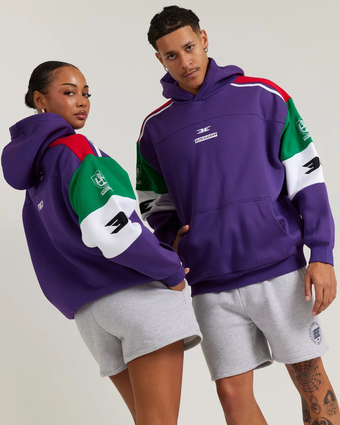AFL x EE Retro Hoodie - Fremantle sold by Elite Eleven