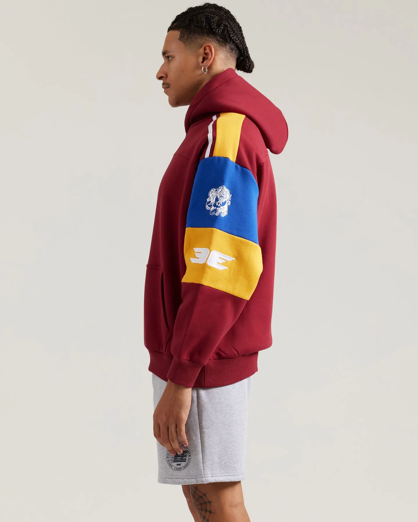 AFL x EE Retro Hoodie - Brisbane sold by Elite Eleven product image thumbnail 3