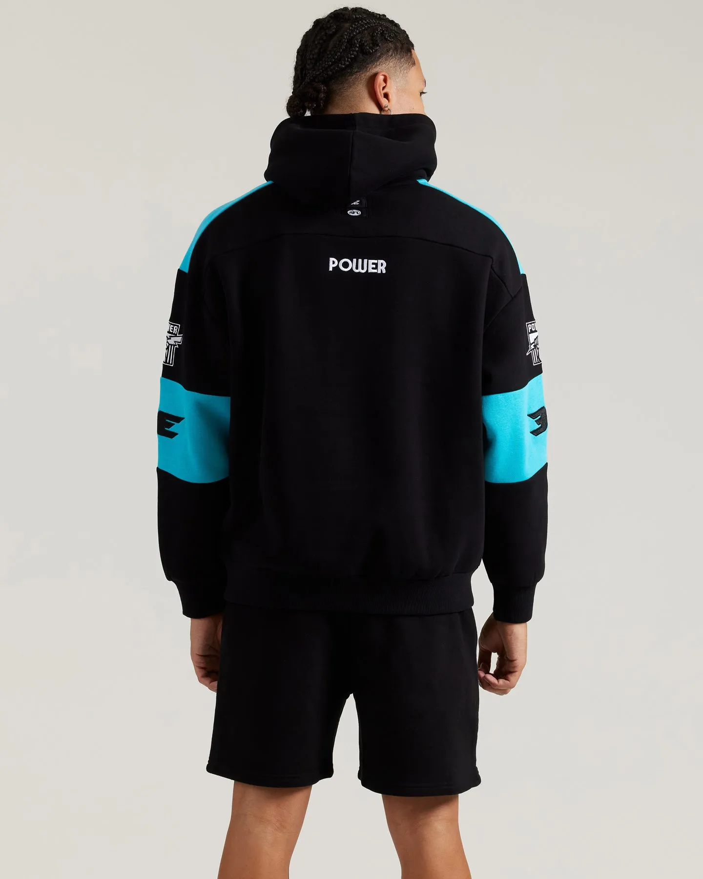 AFL x EE Retro Hoodie - Port Adelaide sold by Elite Eleven product image thumbnail 5