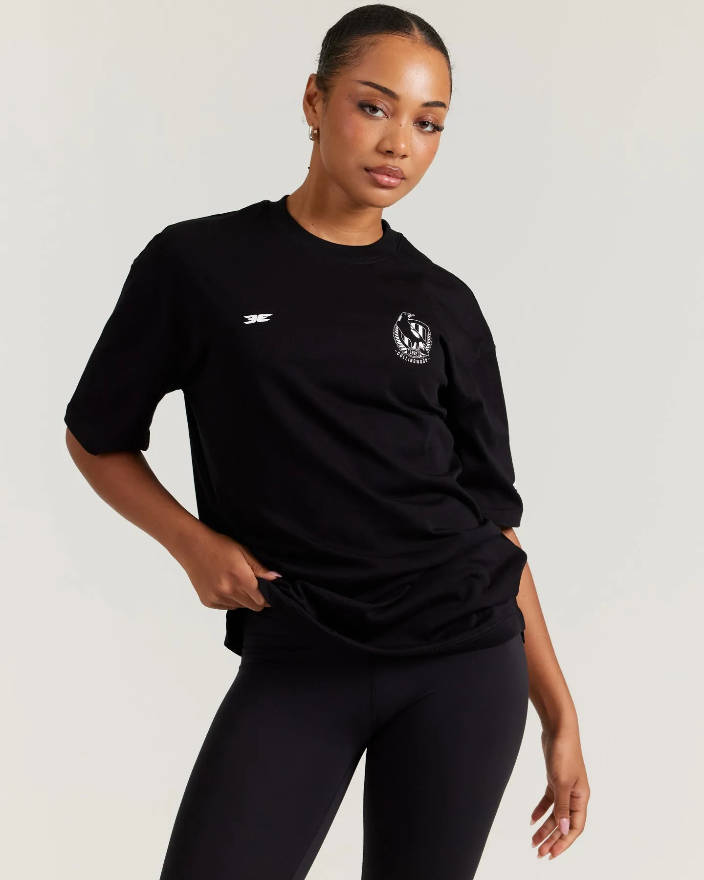 AFL x EE Oversized Tee - Collingwood sold by Elite Eleven product image thumbnail 4