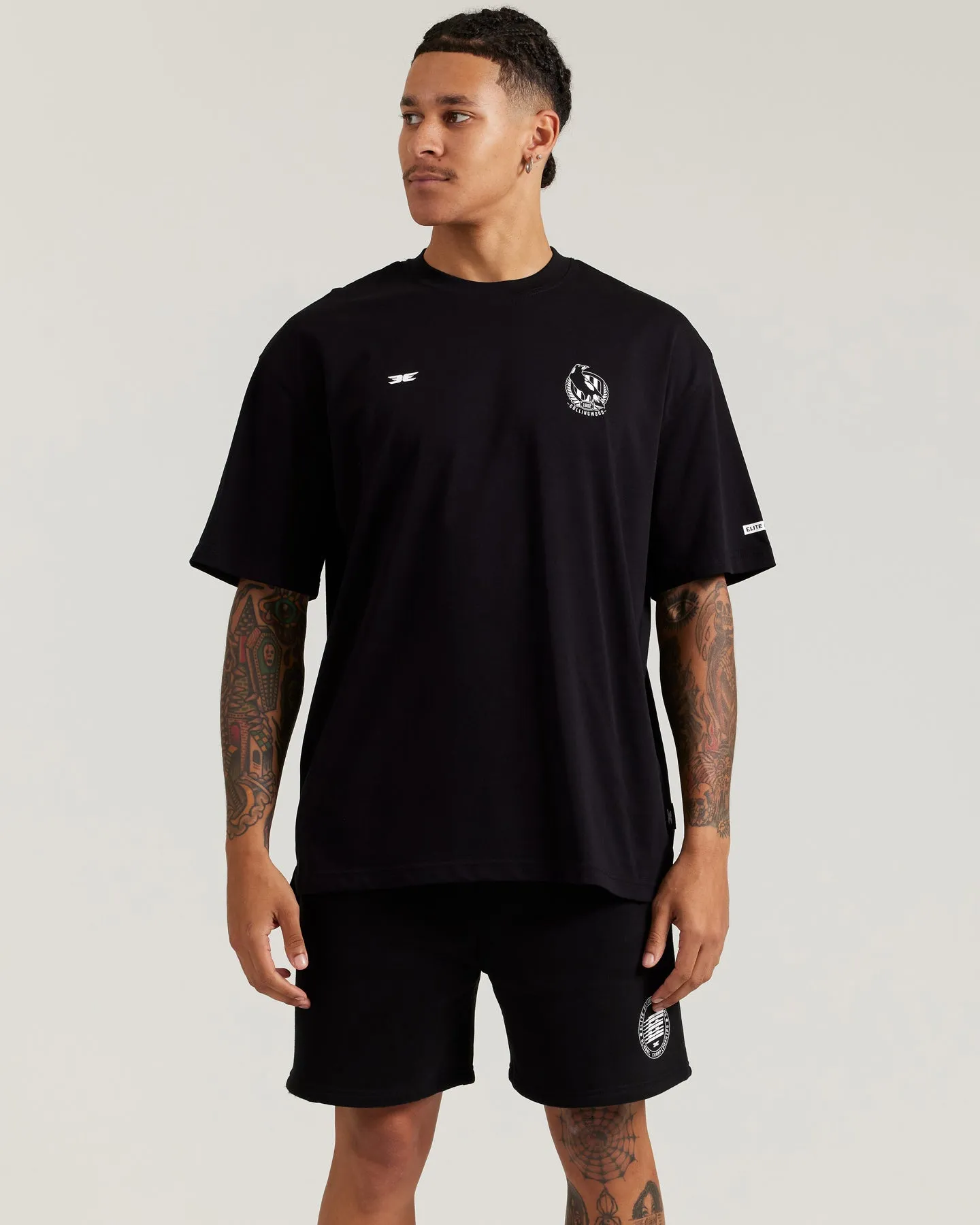 AFL x EE Oversized Tee - Collingwood sold by Elite Eleven product image thumbnail 2
